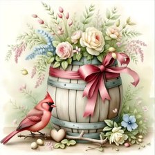 Схема вышивки «подарок от маршала с любовью»