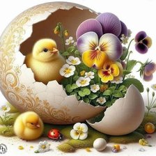 Схема вышивки «пасхальные мотивы»