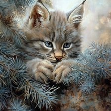 Схема вышивки «Лесная красавица»