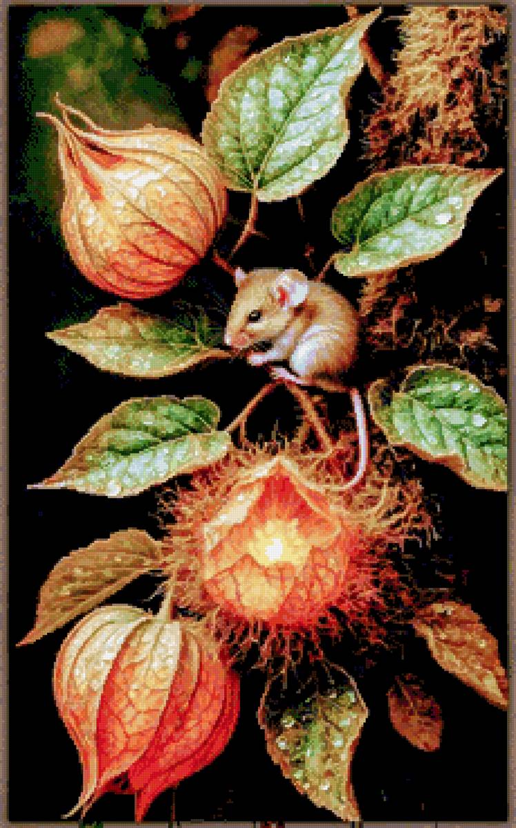 Физалис - мышь - предпросмотр