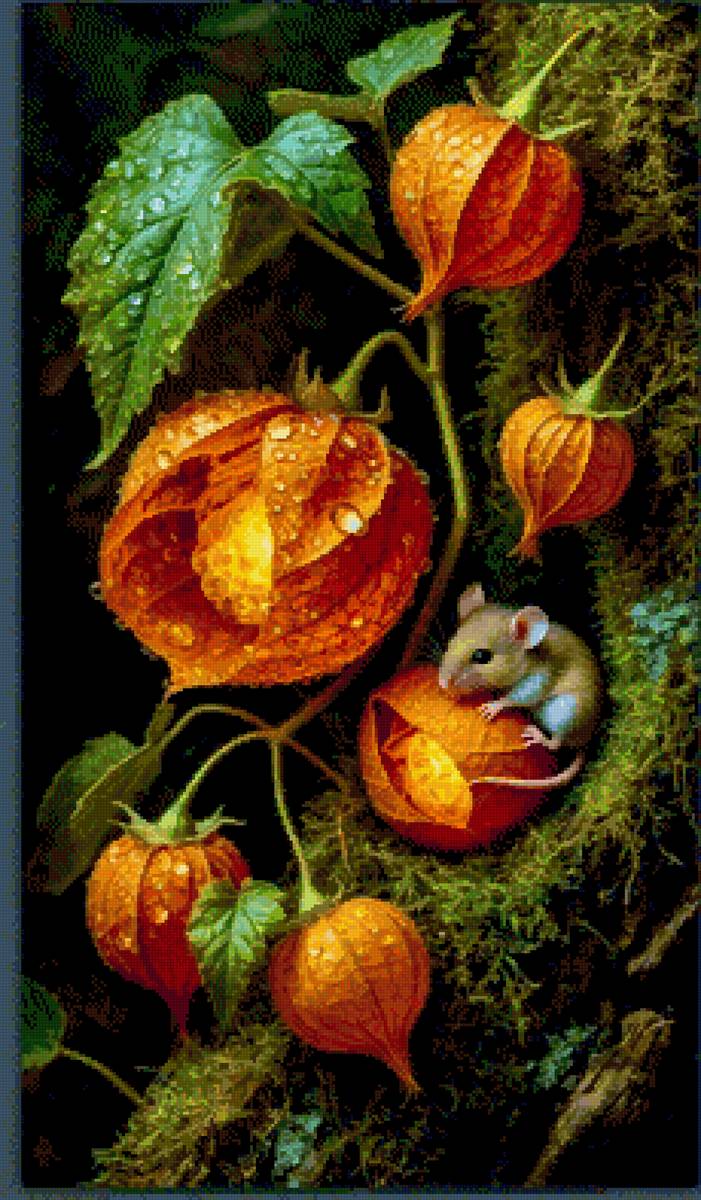 Физалис - мышь - предпросмотр