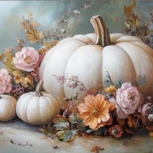 Схема вышивки «White pumpkin»