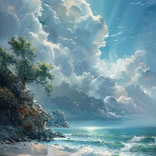 Схема вышивки «небеса»