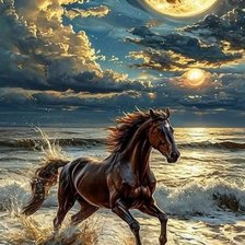 Схема вышивки «Свободен как ветер»