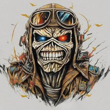 Схема вышивки «Iron maiden»