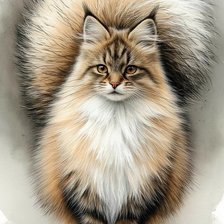 Схема вышивки «котя»