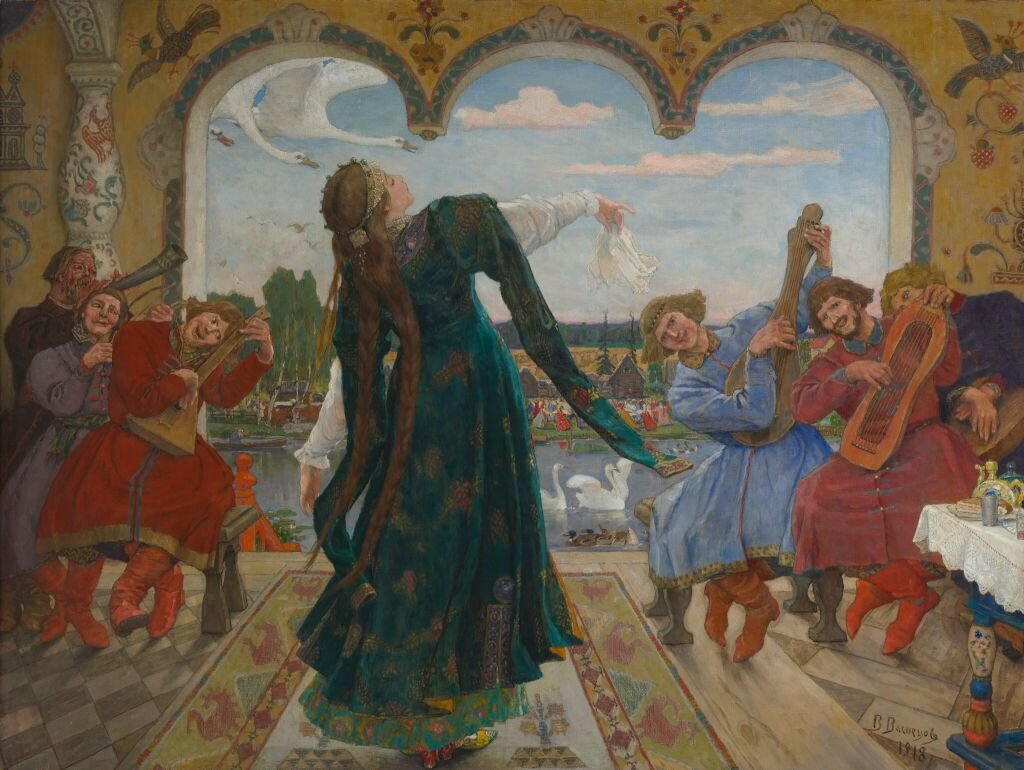 Царевна-лягушка - васнецов, картина - оригинал