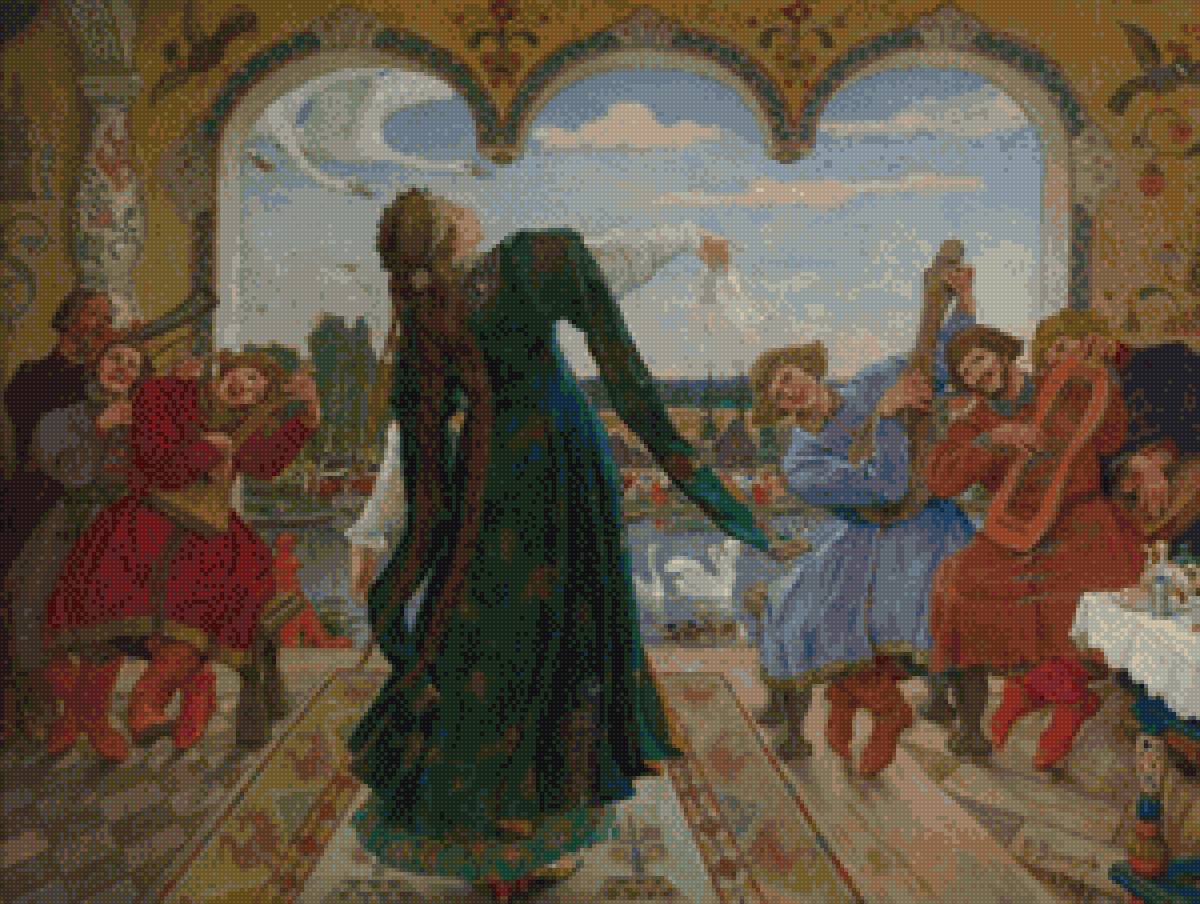 Царевна-лягушка - васнецов, картина - предпросмотр