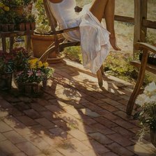 Схема вышивки «На терасе исцеление»