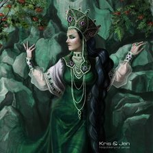 Схема вышивки «Хозяйка Медной горы. Уральские сказы Бажова.»