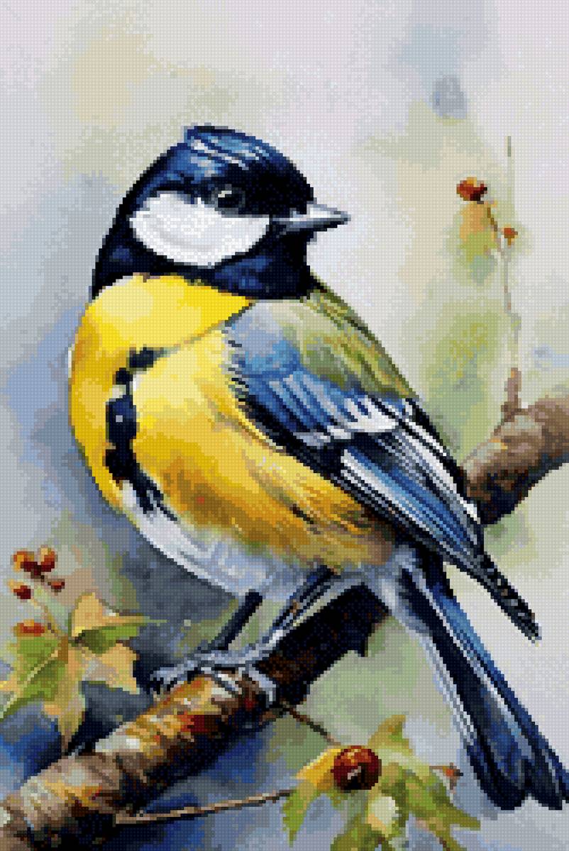 Синичка - синичка, птица - предпросмотр