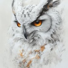 Схема вышивки «Сова»