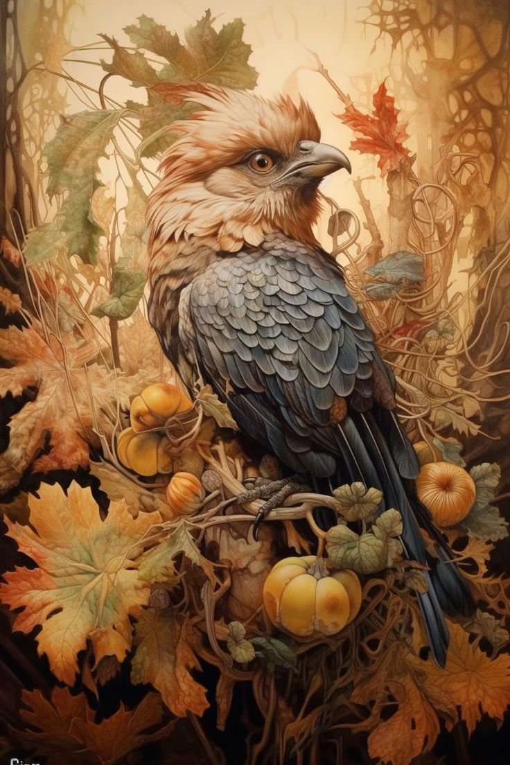 птичка - поле, птичка, цветы - оригинал