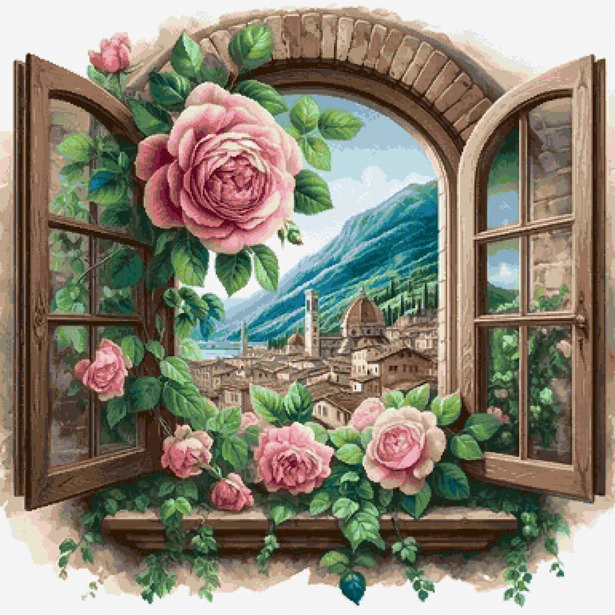 очаровательное окошко - предпросмотр