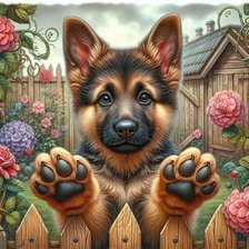 Схема вышивки «животные»