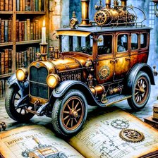 Схема вышивки «Машина»