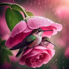 Схема вышивки «Колибри»