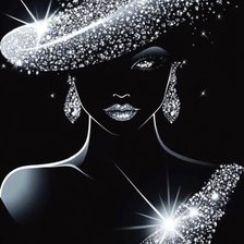 Схема вышивки «Mujer brillante»