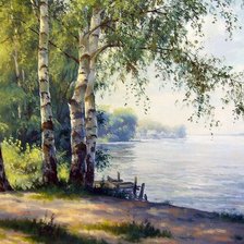 Схема вышивки «Худ.  Николай Булыгин»