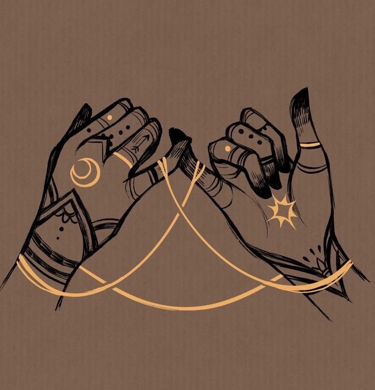 Руки нить - магия, нить, дружба, руки - оригинал