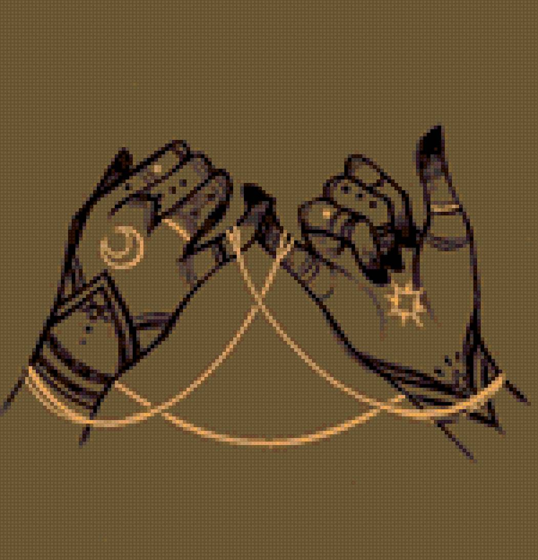 Руки нить - магия, нить, дружба, руки - предпросмотр