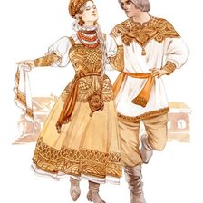 Схема вышивки «Русский сувенир. Абрамцево-Кудринская резьба.»