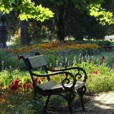 Схема вышивки «Парк, лето»