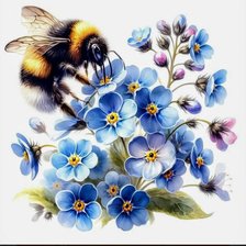 Схема вышивки «Цветы»