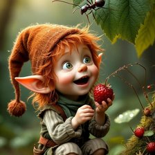 Схема вышивки «Маленький народец»