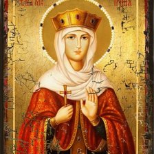 Схема вышивки «Св. вмчц. Ирина»