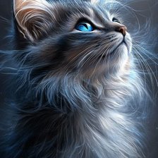 Схема вышивки «Кот»