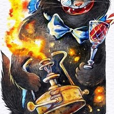 Схема вышивки «бегемот»