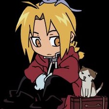 Схема вышивки «Эдвард Элрик»