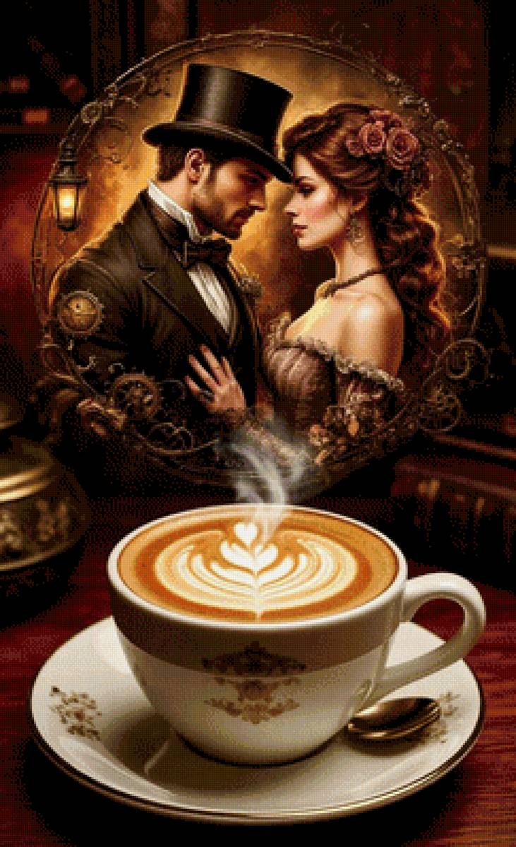 Влюблённые...в кофе. - предпросмотр
