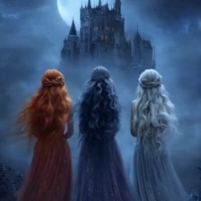 Схема вышивки «Призрачные девы»