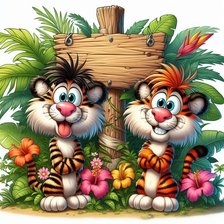 Схема вышивки «животные»