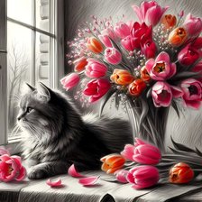 Схема вышивки «В ожидании праздника»