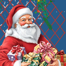 Схема вышивки «christmas man»