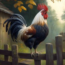 Схема вышивки «Петушок»