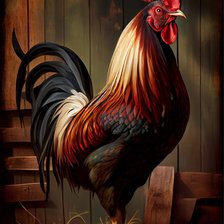 Схема вышивки «Петушок»