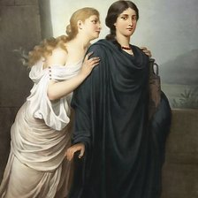 Схема вышивки «Антигона и Исмена»