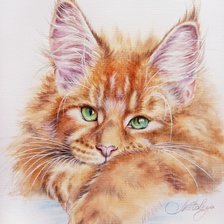 Схема вышивки «РЫЖИК»