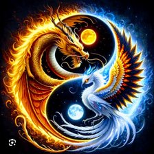 Схема вышивки «Инь»