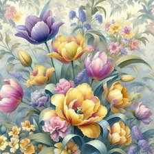 Схема вышивки «Букет»