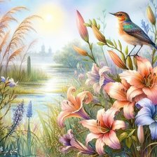 Схема вышивки «Не рассвете»