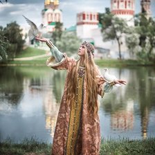 Схема вышивки «Русская красота»