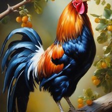 Схема вышивки «Петушок»