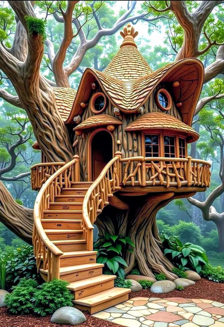 Дерево - дом - оригинал