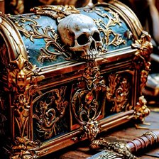 Схема вышивки «Сундук»