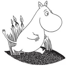 Схема вышивки «Муми троль»